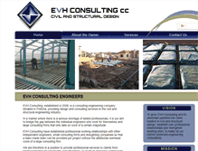 Tablet Screenshot of evhconsulting.co.za
